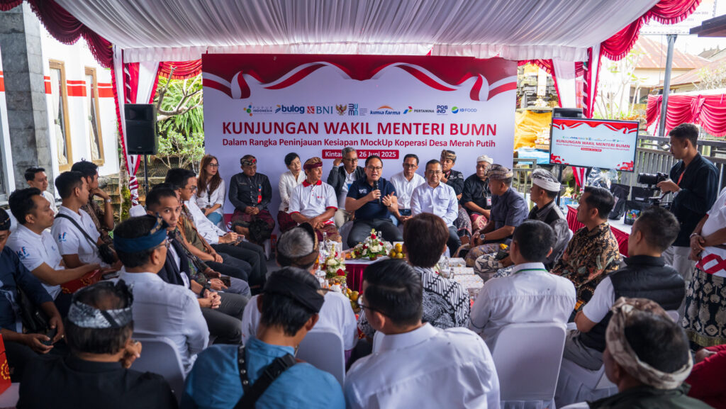 Kunjungan Wakil Menteri BUMN Koperasi Desa Merah Putih